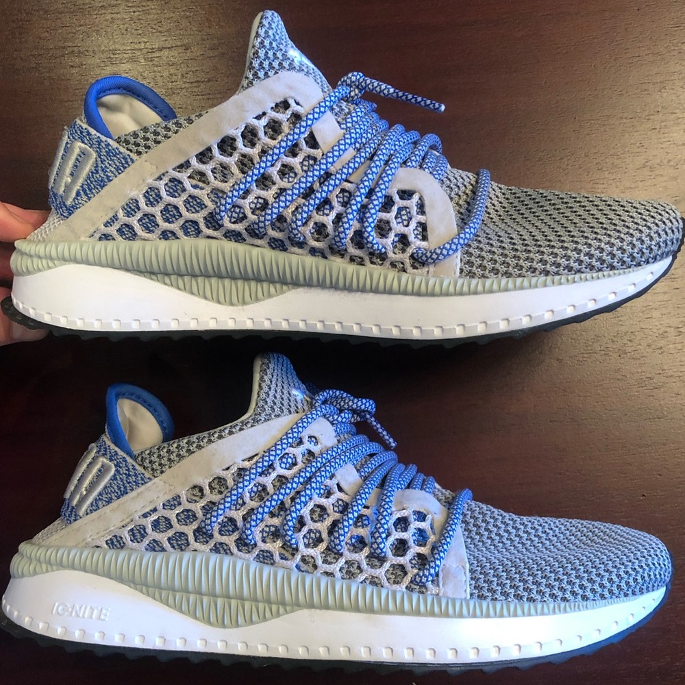 LN Puma Ignite netfit sneaker youth sz 6.5 blue